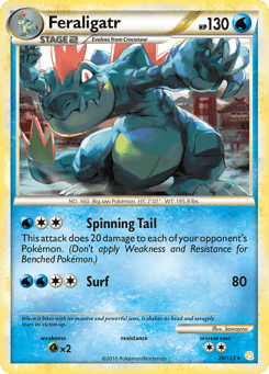 Feraligatr HeartGold & SoulSilver #20