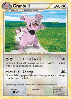Granbull HeartGold & SoulSilver #22