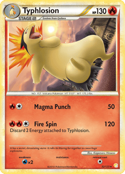 Typhlosion HeartGold & SoulSilver #32