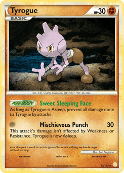 Tyrogue HeartGold & SoulSilver #33