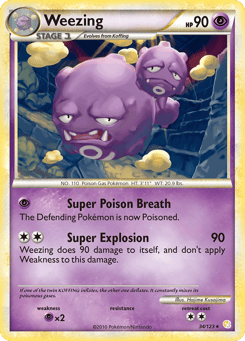 Weezing HeartGold & SoulSilver #34