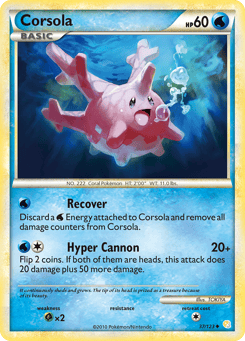 Corsola HeartGold & SoulSilver #37