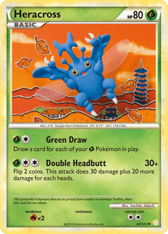 Heracross HeartGold & SoulSilver #43