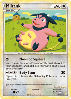 Miltank HeartGold & SoulSilver #47