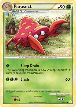 Parasect HeartGold & SoulSilver #48
