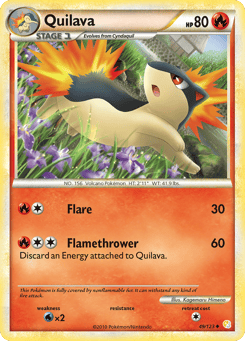 Quilava HeartGold & SoulSilver #49