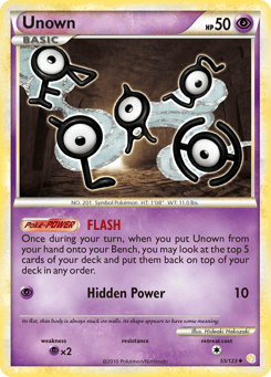 Unown HeartGold & SoulSilver #55