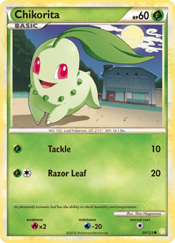 Chikorita HeartGold & SoulSilver #59