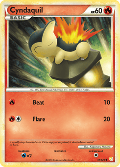 Cyndaquil HeartGold & SoulSilver #61