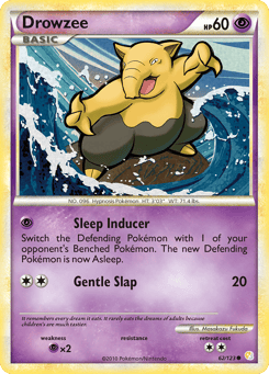 Drowzee HeartGold & SoulSilver #62