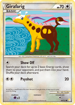 Girafarig HeartGold & SoulSilver #64