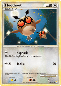 Hoothoot HeartGold & SoulSilver #66