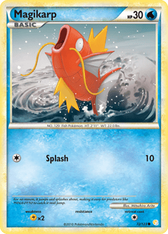 Magikarp HeartGold & SoulSilver #72