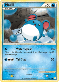 Marill HeartGold & SoulSilver #74