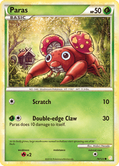 Paras HeartGold & SoulSilver #76