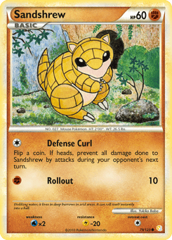 Sandshrew HeartGold & SoulSilver #79