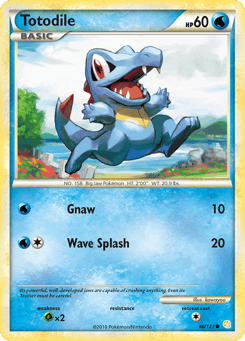 Totodile HeartGold & SoulSilver #86