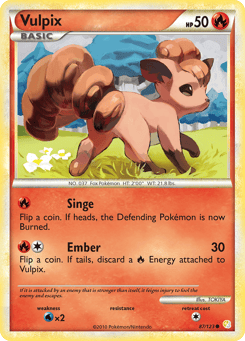 Vulpix HeartGold & SoulSilver #87