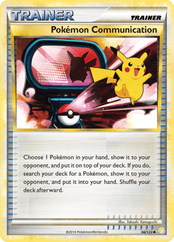 Pokémon Communication HeartGold & SoulSilver #98