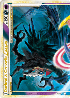 Darkrai & Cresselia LEGENDE HS—Triumphant #99