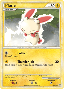 Plusle HGSS Black Star Promos #HGSS16