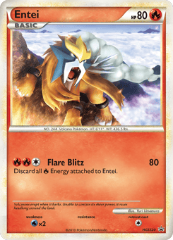 Entei HGSS Black Star Promos #HGSS20