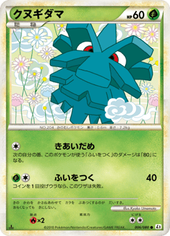 Japanese Pineco (クヌギダマ)