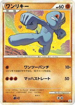 Japanese Machop (ワンリキー)