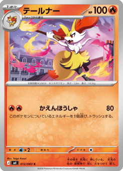 Japanese Braixen (テールナー)