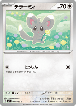 Japanese Minccino (チラーミィ)