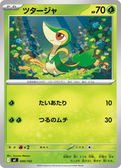 Japanese Snivy (ツタージャ)