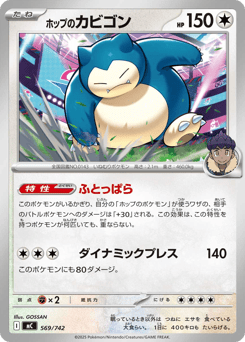 Japanese Snorlax (ホップのカビゴン)