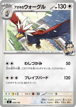 Japanese Braviary (アオキのウォーグル)