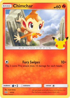 Chimchar McDonald's Collection 2021 #12