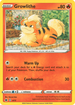 Growlithe McDonald's Collection 2022 #4