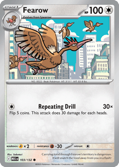 Fearow Mega Evolution #103