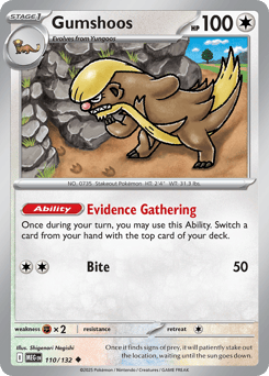 Gumshoos Mega Evolution #110