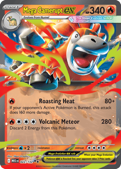 Mega Camerupt ex Mega Evolution #22