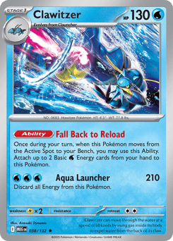 Clawitzer Mega Evolution #38