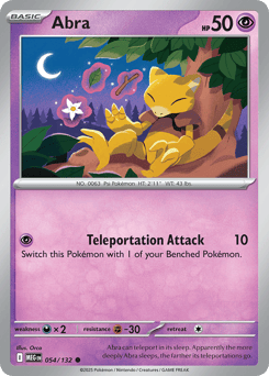 Abra Mega Evolution #54