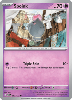 Spoink Mega Evolution #62
