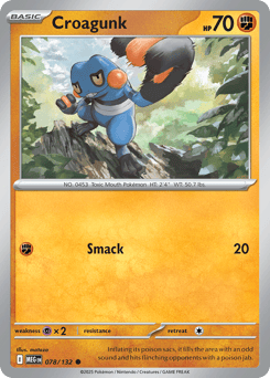 Croagunk Mega Evolution #78