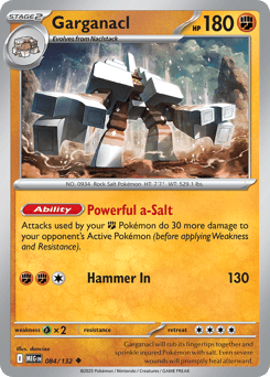 Garganacl Mega Evolution #84