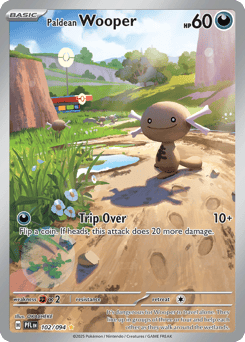 Paldean Wooper Phantasmal Flames #102