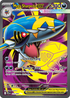 Mega Sharpedo ex Phantasmal Flames #113