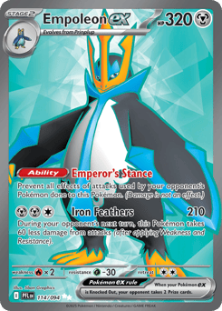 Empoleon ex Phantasmal Flames #114