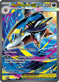 Mega Sharpedo ex Phantasmal Flames #127