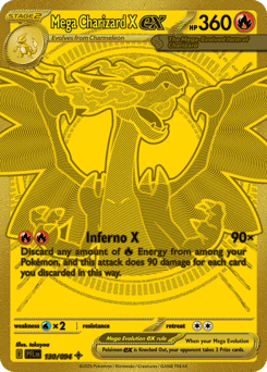 Mega Charizard X ex Phantasmal Flames #130