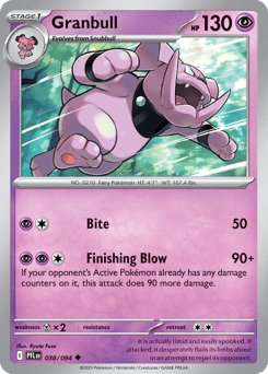 Granbull Phantasmal Flames #38
