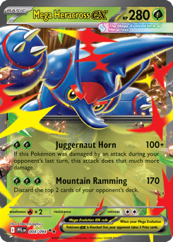 Mega Heracross ex Phantasmal Flames #4